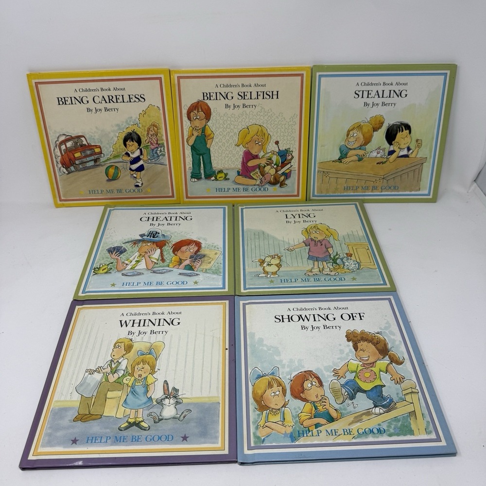 Lot Vintage~ Help Me Be Good & Series Books by Joy Berry